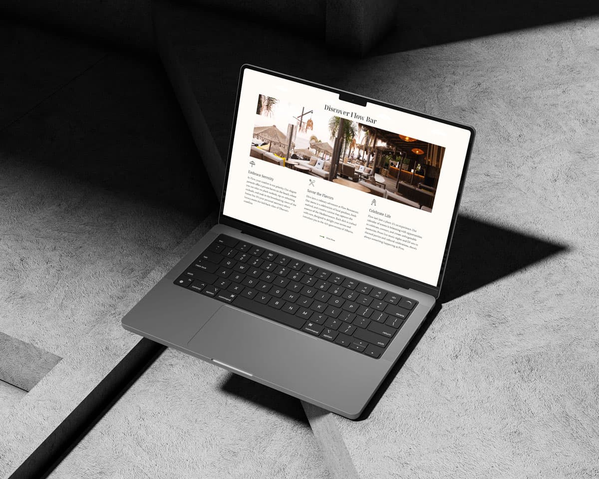 Hotel Beyond project mockup