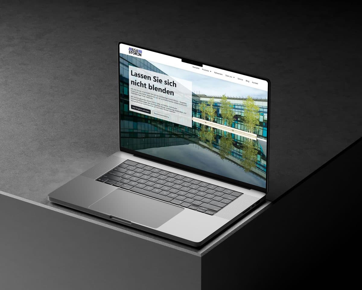 ASA Storen project mockup