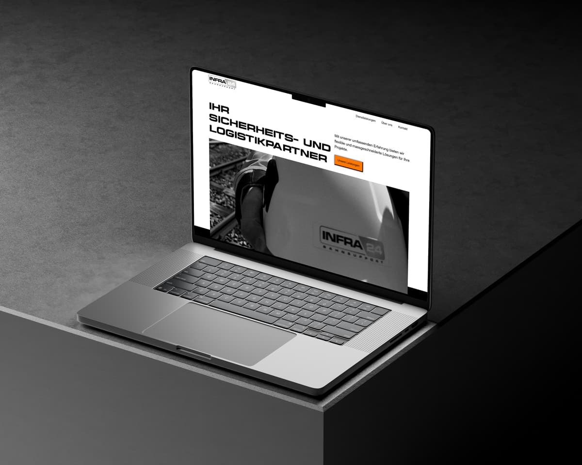 Infra 24 project mockup
